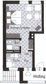 Grundriss Wohnung 3 Grundriss Wohnung 3